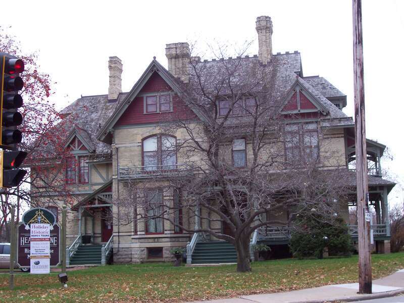The Hearthstone Historic House Museum — along the Fox River in Appleton, Wisconsin.