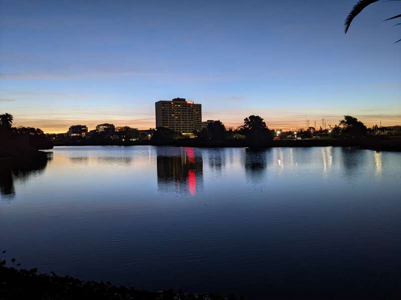 Anza Lagoon from Robert E. Woolley State Park