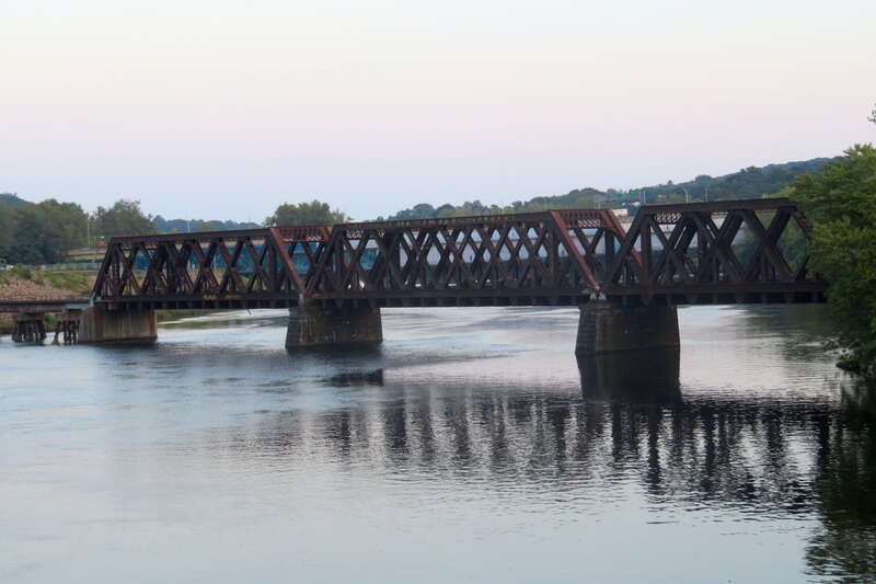 Housatonic River Bridge in September 2018