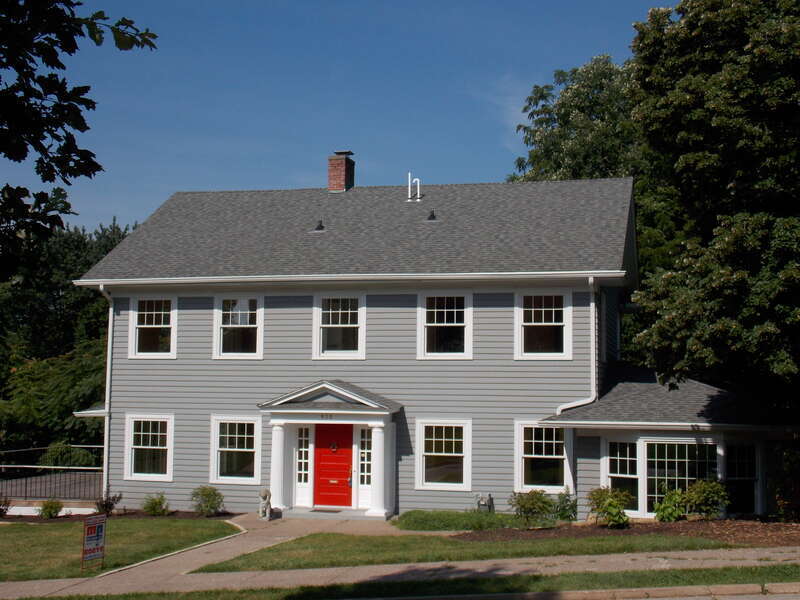 The house at 930 Mississippi Avenue is a contributing property in the Prospect Park Historic District in Davenport, Iowa.