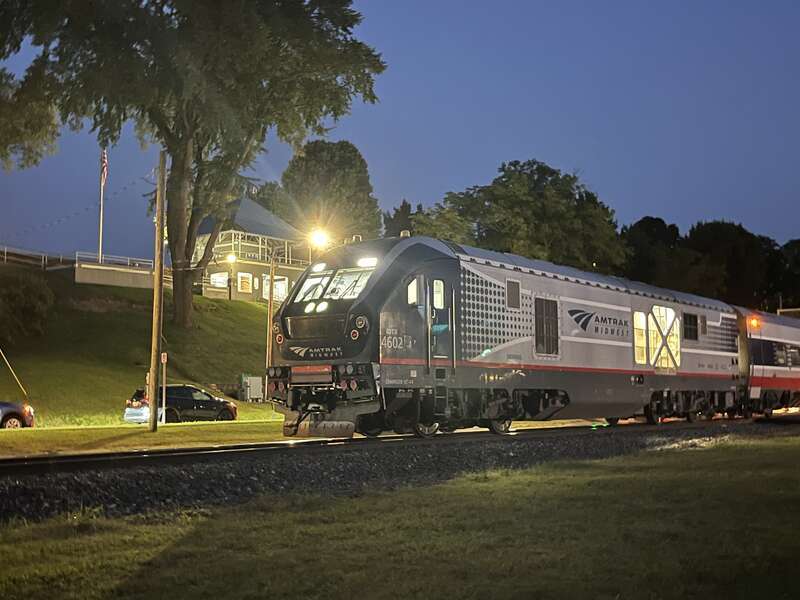 IDTX 4602 with the Pere Marquette at St. Joseph, Michigan, in August 2024