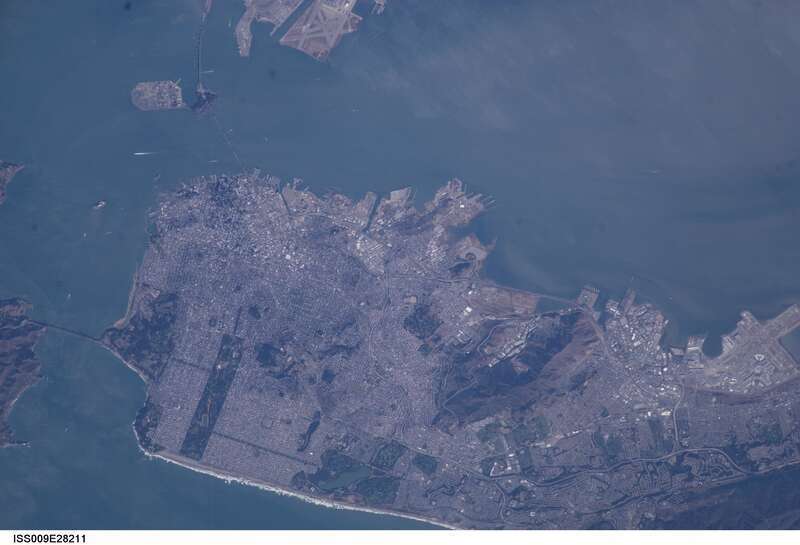 View of California taken during ISS Expedition 9.