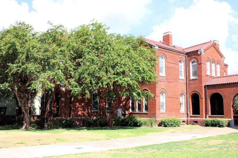 The rectory at the Cathedral of the Immaculate Conception in Lake Charles, Louisiana.