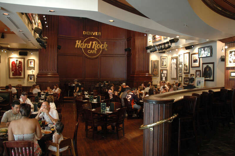 Interior of Hard Rock Cafe Denver, 2009