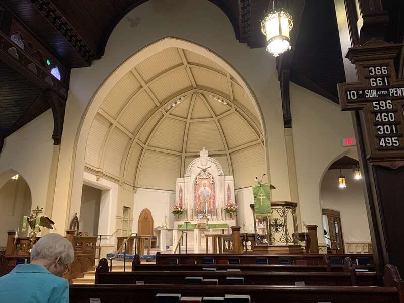 Interior of St. Peter's Episcopal Church, Charlotte, North Carolina