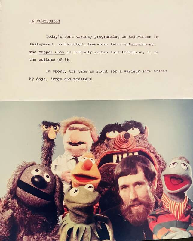 part of the pitch for The Muppet Show