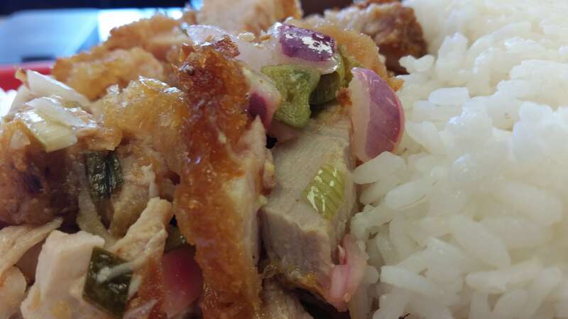 Sisig served at Jochi Resto Grill in Chula Vista