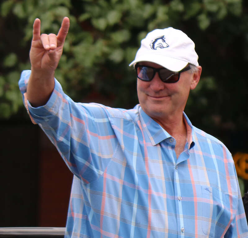 John Wristen, a retired American football coach from Pueblo, Colorado. He was the grand marshal of the 2023 Colorado State Fair parade.