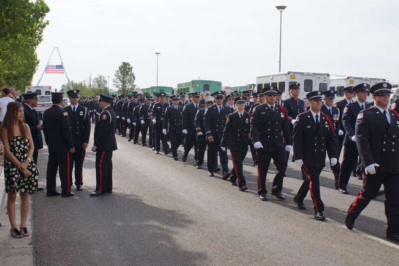 July 9, 2013, Structural Firefighter Honor Guard, Granite Mountain Hotshot Crew Official Memorial Service