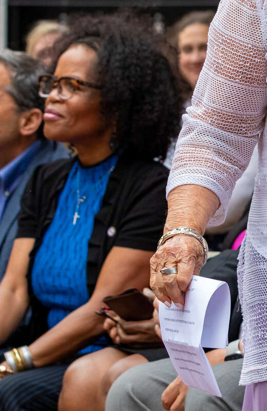 Governor Baker, Boston Mayor Janey highlight new interactive New England Holocaust Memorial experiences with local faith leaders, survivors
&quot;Governor Charlie Baker and acting Boston Mayor Kim Janey join local faith leaders and survivors to highlight