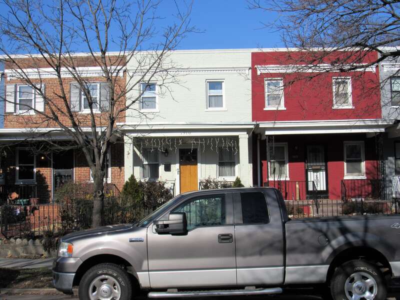 Row houses in the Kingman Park neighborhood of Washington, D.C.