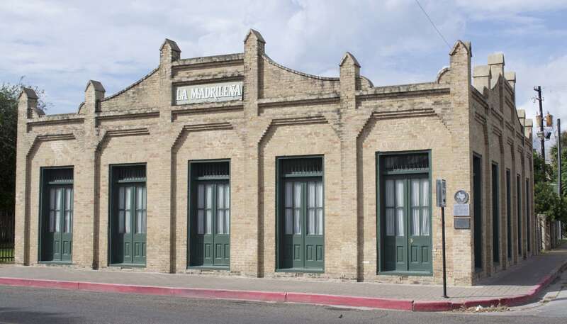 La Madrilena building in Brownsville Texas. Listed on the NRHP.