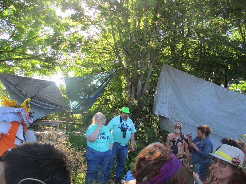 For the past few years, police have allowed people to go naked in the ride till someone out on the street phones in a complaint.  This year (2014), the police tried to get people to cover up before starting the ride on orders, supposedly, from the