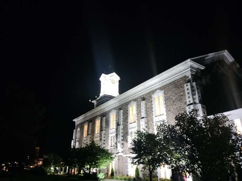 A picture of the Logan Tabernacle taken on 13 Oct 2024
