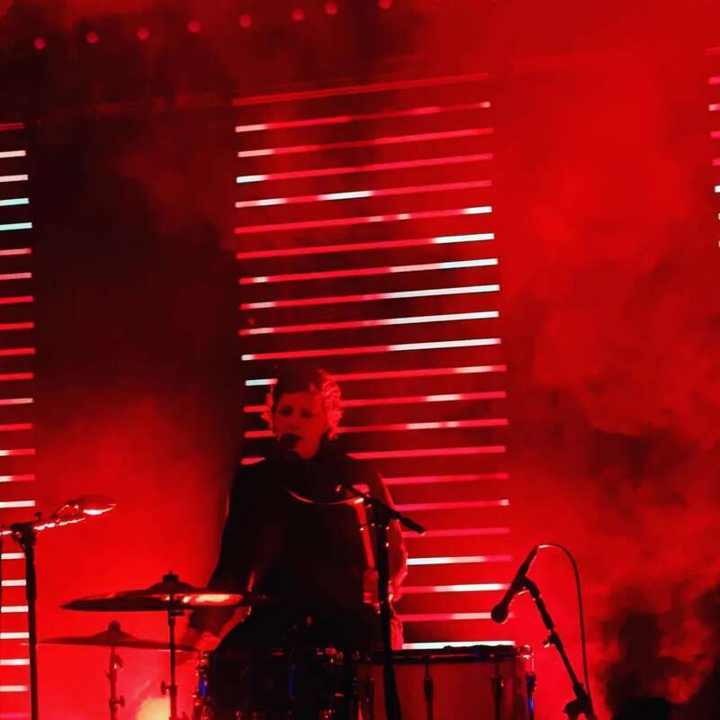 Low at Saturn, Birmingham, Alabama, 2022-03-25, Mimi Parker drumming