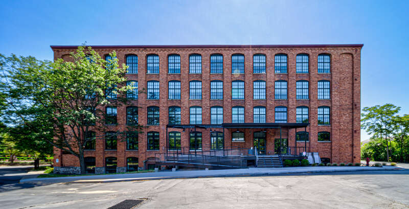 Merrell-Soule None Such Mince Meat Factory, 600 North Franklin St, Syracuse, New York. East facade.