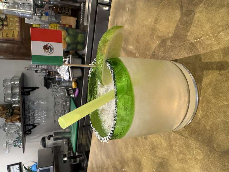 Agave-based low alcohol margarita at Mi Pueblo Santa Rosa