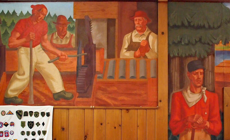 Murals by Federal Arts Project artist Andre Boratko, Milaca Municipal Hall, 145 Central Ave S, Milaca, Minnesota, USA.  





This is an image of a place or building that is listed on the National Register of Historic Places in the United States of
