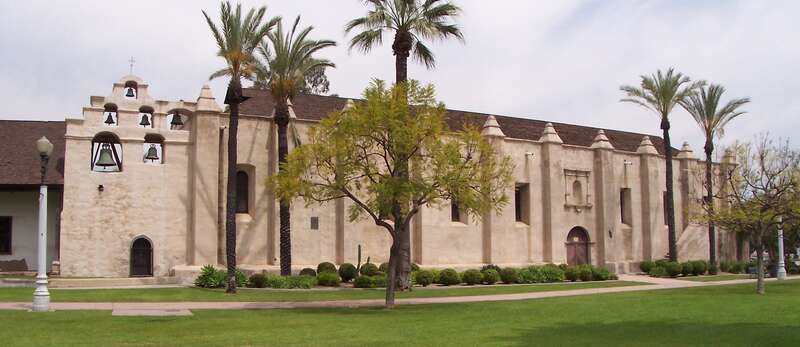 Mission San Gabriel Arcangel in San Gabriel, California