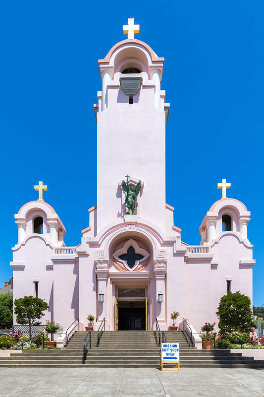Church of the Mission San Rafael Arcángel in San Rafael, Marin County, California