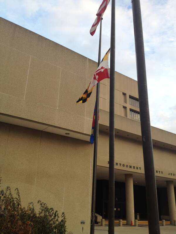 Montgomery County Judicial Center, located in Rockville, Maryland