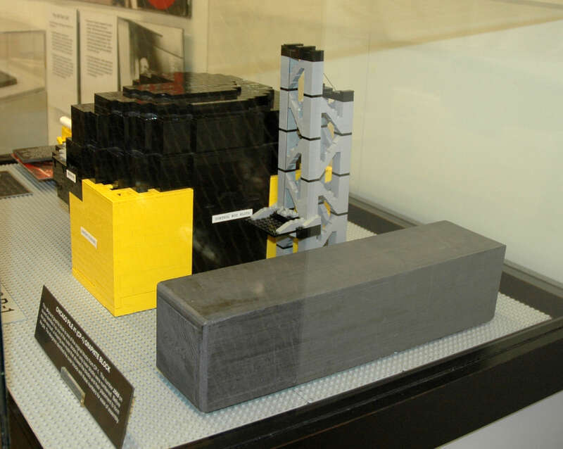 A LEGO model of Chicago Pile-1, the nuclear reactor to generate an artificial self sustaining nuclear reaction in 1942.

Part of the collection of the National Atomic Museum in Albuquerque, New Mexico.