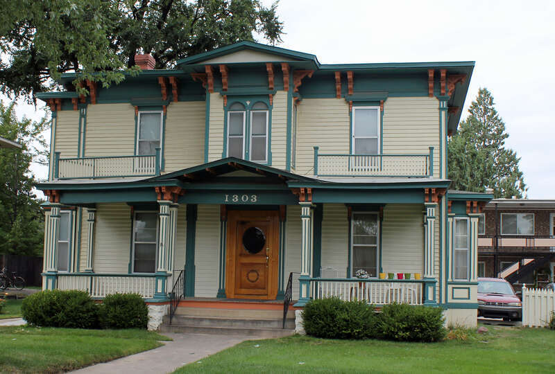 The Nettleton-Mead House, located at 1303 9th Avenue in Greeley, Colorado. The property is listed on the National Register of Historic Places.