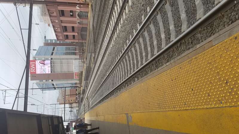 Photo taken from the side going to New York. It is part of the North East Corridor