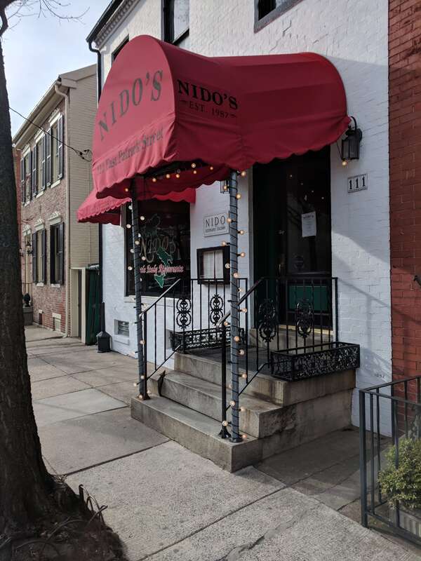 Nido's Little Italy Ristorante, an Italian restaurant in Downtown Frederick, Frederick, Frederick County, Maryland.