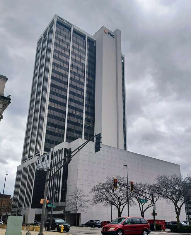 PNC Center, north side &amp;amp; garage, Fort Wayne, IN