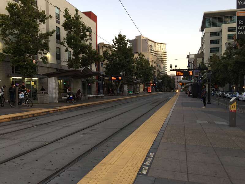Park &amp;amp; Market San Diego Trolley station in 2019