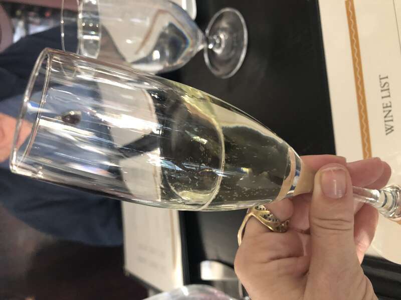 Champagne at Paso Terra in Paso Robles, California