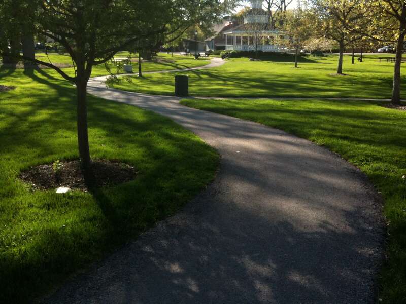 Path towards the gazebo