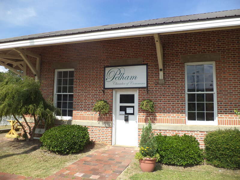 Pelham Depot, Chamber of Commerce entrance, Pelham, Mitchell County, Georgia