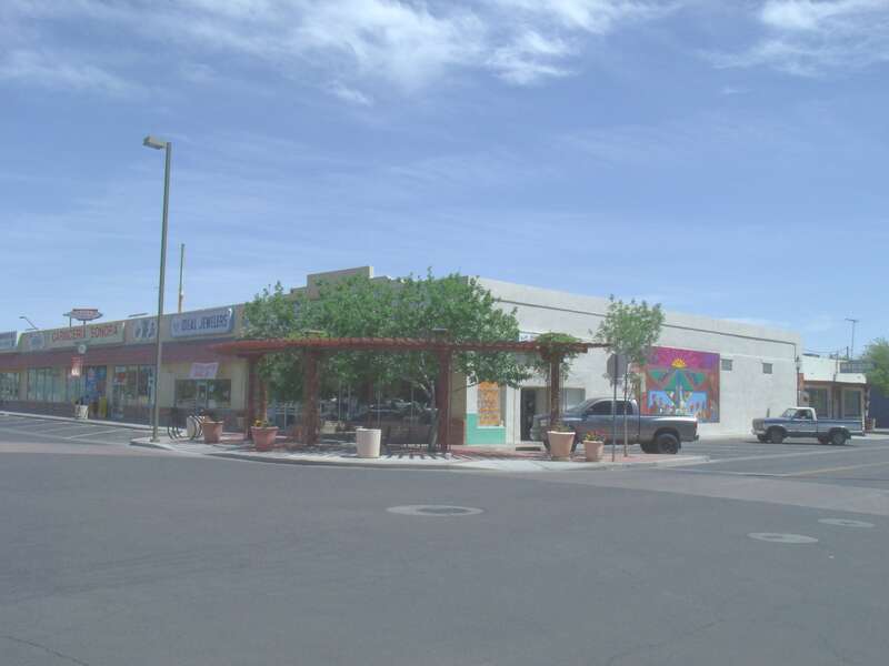 Old Town Peoria, Arizona as seen from an intersection between Washington St. and 83rd. Ave.