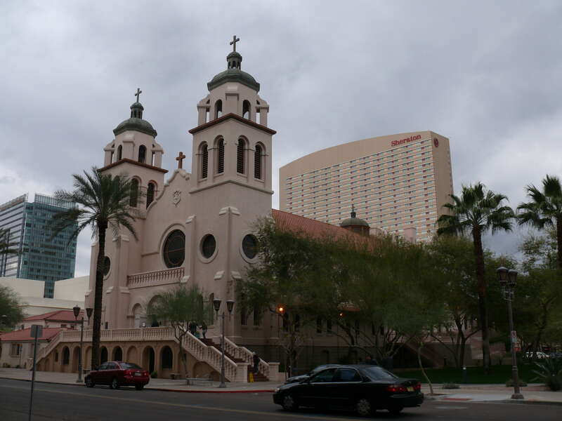 Saint Mary's Basilica in Phoenix (Arizona, USA).