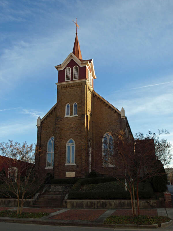 Randolph Street Church of Christ in Huntsville, Alabama, listed on the National Register of Historic Places.