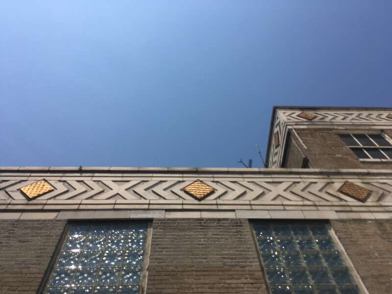 Rooftop detail at Chicago Merchandise Mart