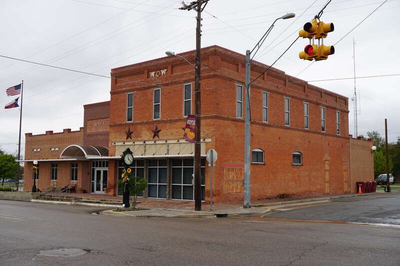 The Royse City Police Department building in Royse City, Texas (United States).