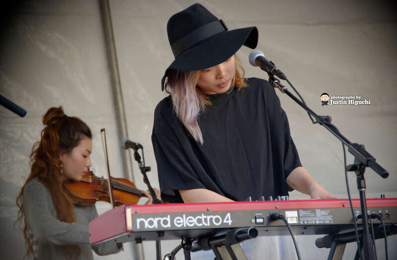 Run River North performing live at the Holidayfest on South Lake Avenue in Pasadena California, on Saturday December 6th, 2014.