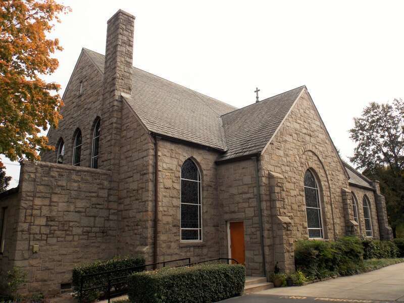 Sacred Heart Cathedral near downtown Raleigh, North Carolina.