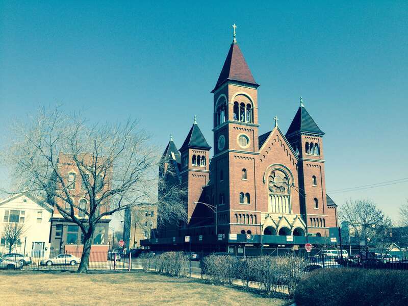 Saint Boniface Catholic Church, Noble Square, Chicago, early spring 2014