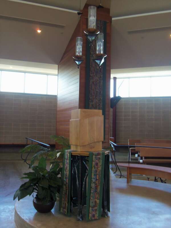 The tabernacle in Saint Rose of Lima Catholic Church in Gaithersburg, Maryland.