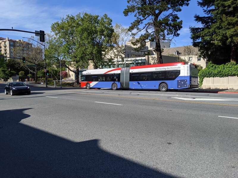 samTrans New Flyer XD60, El Camino Real, San Mateo