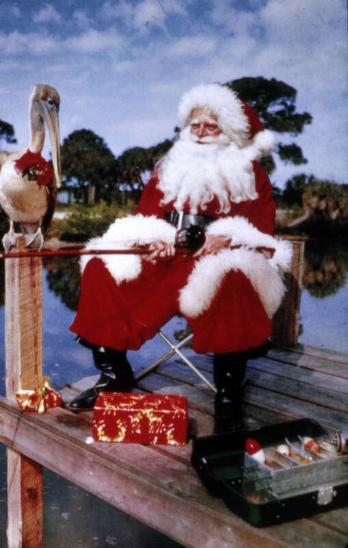 Local call number: JJS1614B
Title: Santa Claus fishing: Sarasota, Florida
Date: 1965
Physical descrip: 1 slide - col.
Series Title: Joseph Janney Steinmetz Collection
Repository:  State  Library and Archives of Florida, 500 S. Bronough St.,