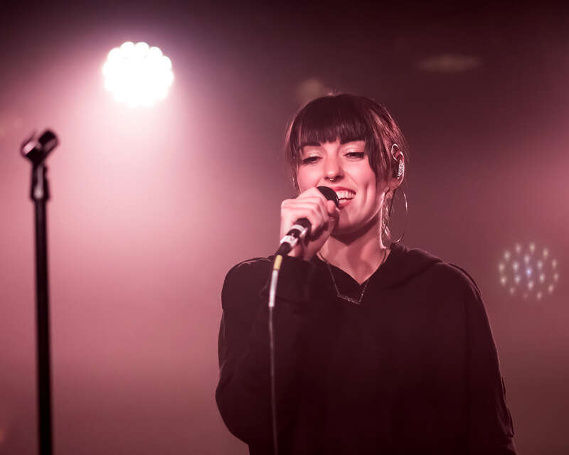 Sasha Sloan performing live at the Moroccan Lounge in Los Angeles, California, on Wednesday, December 5, 2018. Shot for Ones To Watch and Pass The Aux.