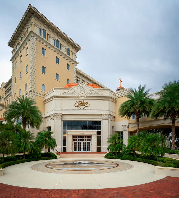 The Flag Building, also referred to as the Super Power Building, is the largest building in Clearwater, Florida. It is owned by the Church of Scientology and was built principally to deliver the Super Power Rundown, a high-level Scientology training