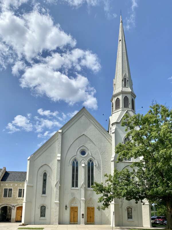 Built in 1868, this Gothic Revival-style church was built to house the congregation of Second Presbyterian Church, one of two presbyterian congregations that occupy buildings a block apart in downtown Newark.  The building features a front and rear