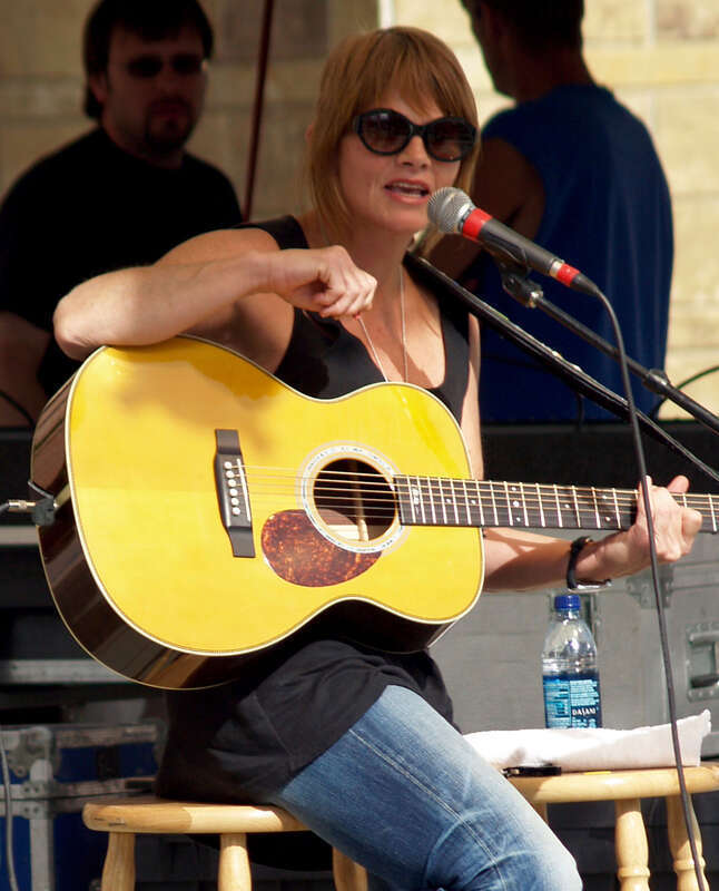 Shawn Colvin playing at the Taste of Fort Collins in Colorado.