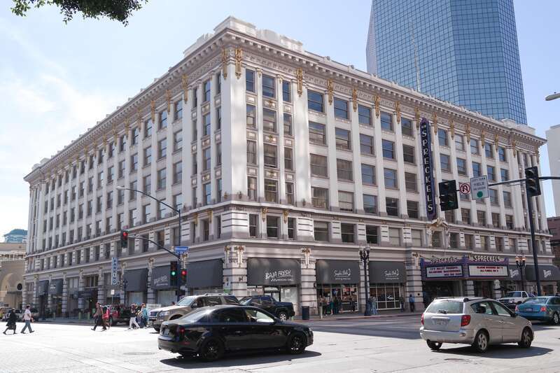 The Spreckels Theater Building in San Diego, California